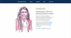 Desktop Screenshot of kimberlymunoz.com